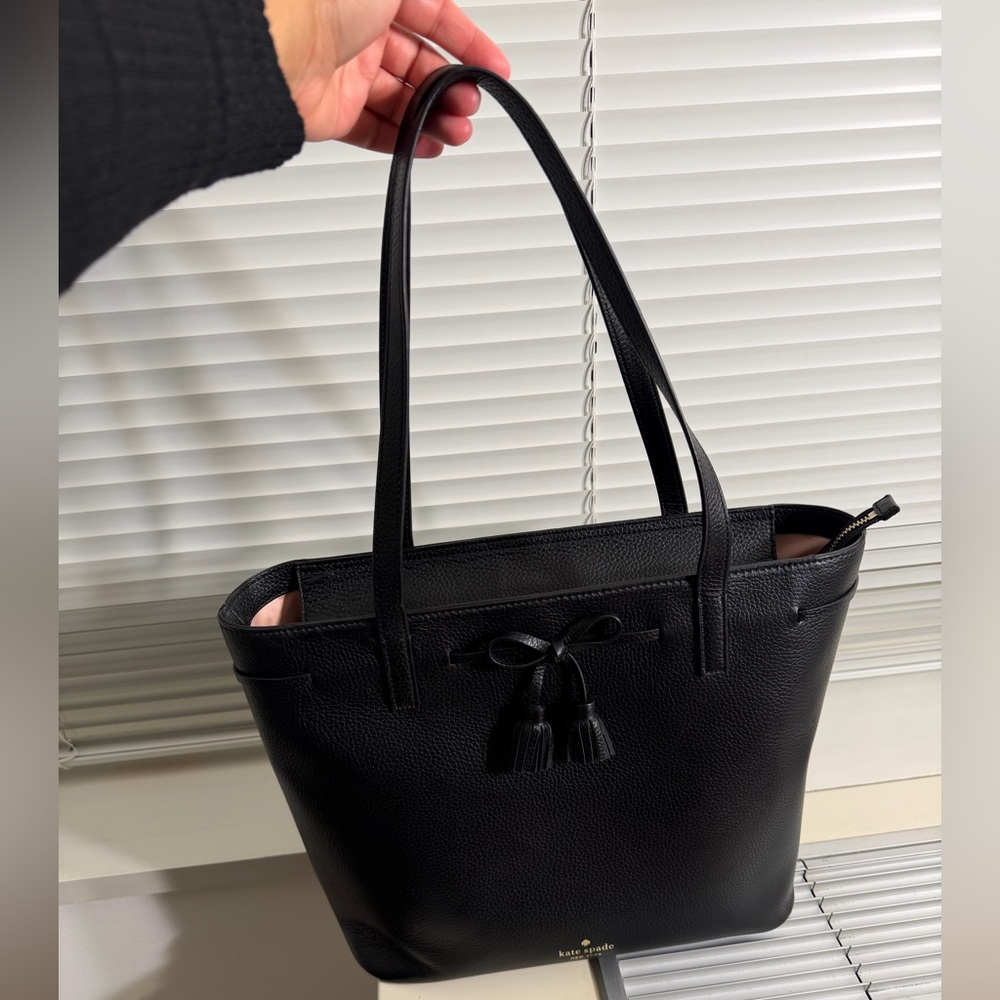 NEW Kate Spade Large Black Shoulder Tote